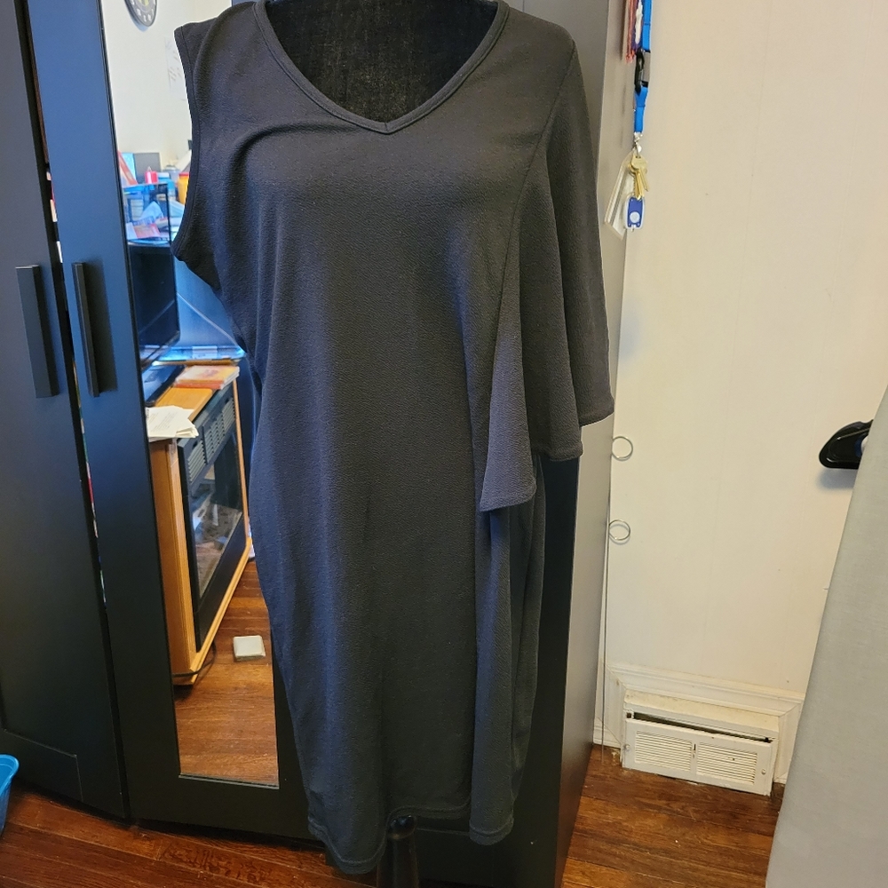 Black One Sided Dress